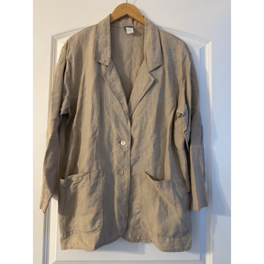 Vintage 100% linen jacket